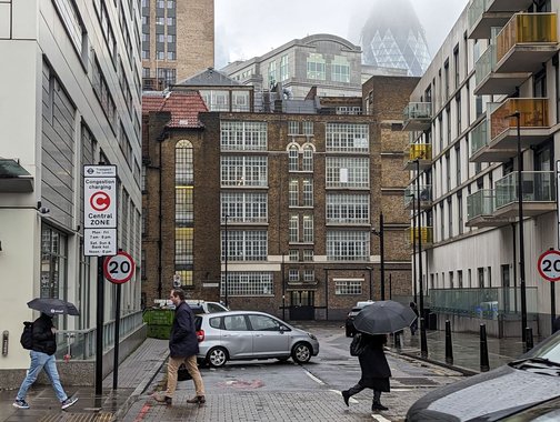 Misty day in Whitechapel