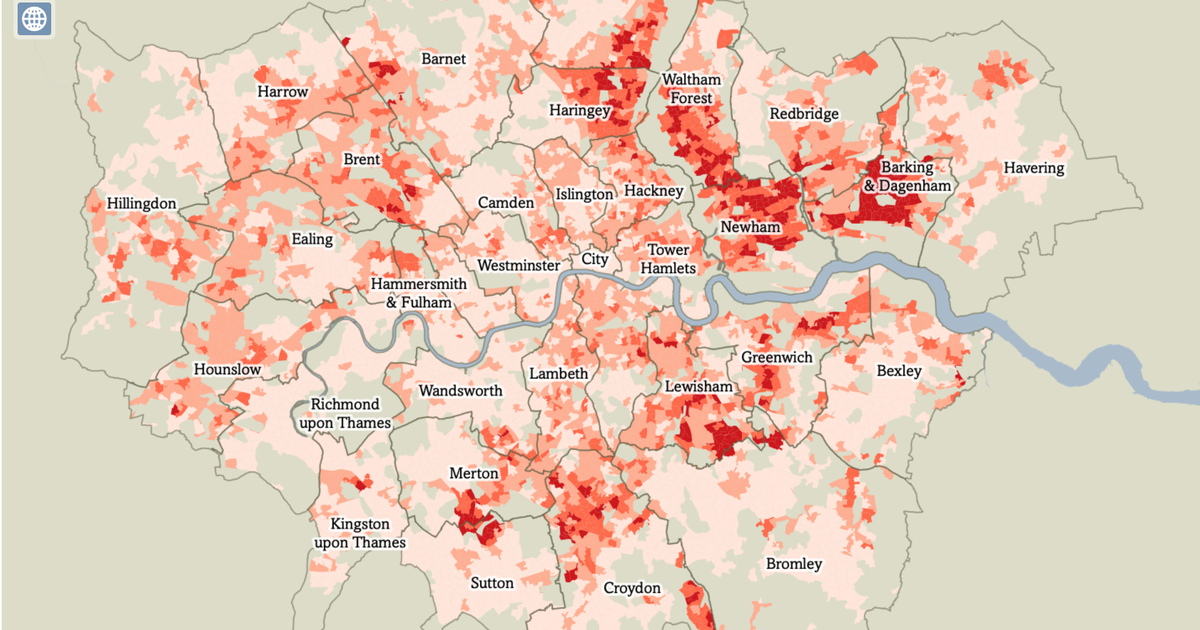 Fuel poverty rates Trust for London