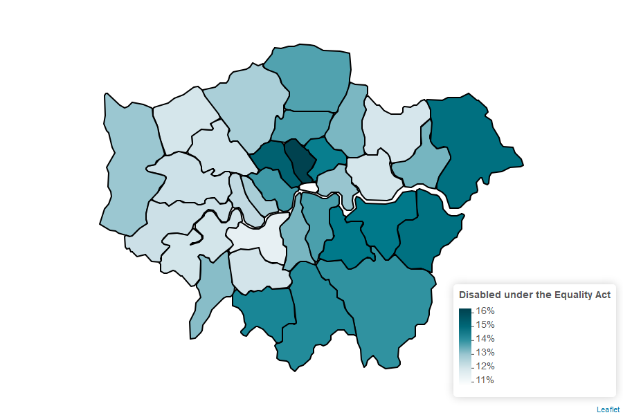 Census 2021 deep dive: disability and deprivation in London  Trust for 